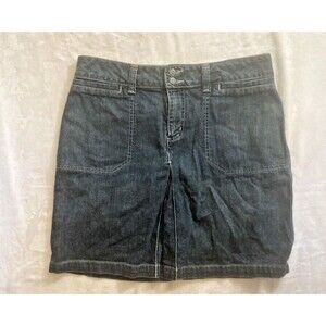 Halogen Denim  Vintage Womens Jean Skirt SZ 10 32 Waist